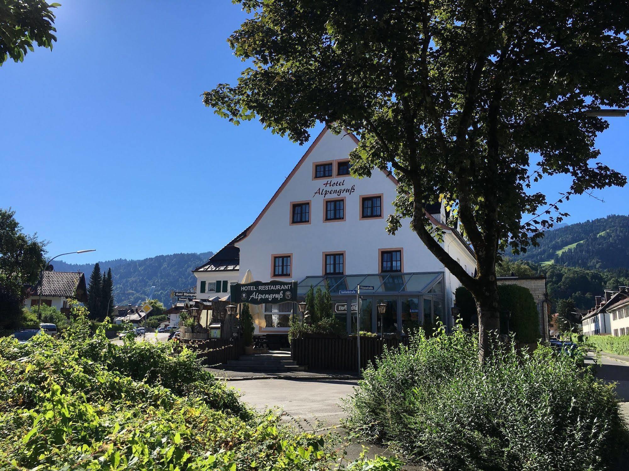 Hotel Garni Alpengruss Гармиш-Партенкирхен Экстерьер фото